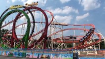 Olympia Looping POV Largest Most INTENSE Traveling Roller Coaster Ever Built