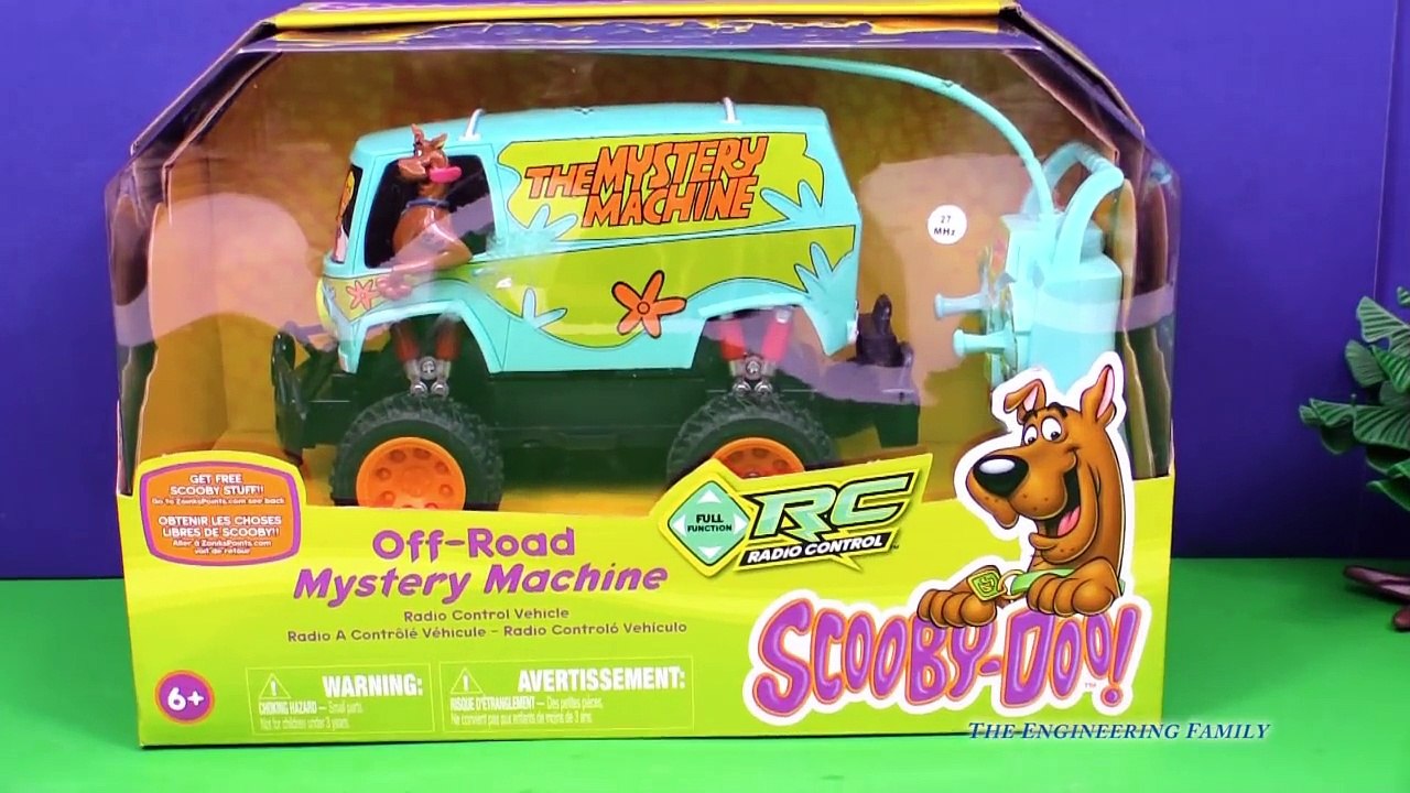 SCOOBY DOO The Cartoon Network Mystery Machine RC Car Toys Video Unboxing
