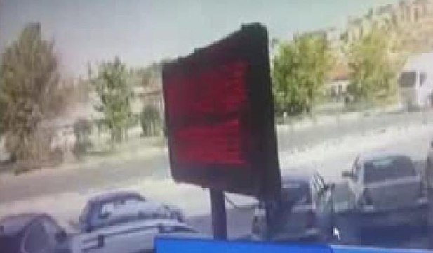 Ankara'da zincirleme kaza kamerada: 6 araç birbirine girdi