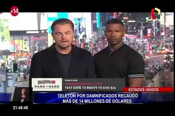 EEUU: campaña 'Hand in Hand' recauda $ 14 millones para víctimas de huracanes