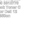 Speedy Inks  Compatible Dell 1250 3310778  3K9XM Black Toner Cartridge for Dell 1250c