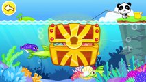Baby Panda Happy Fishing, Learn about Sea Animals BabyBus Kids Games