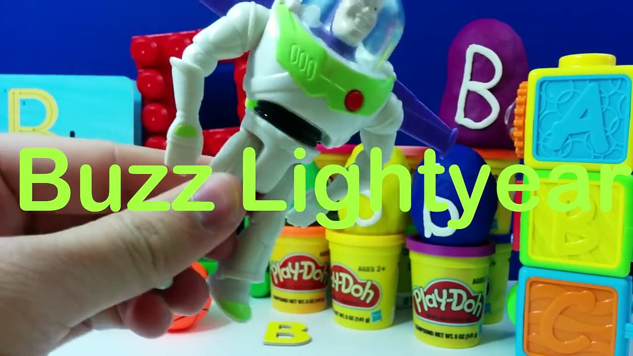 Learn The Letter B with ABC Surprise Eggs - B is for Bear Ball Batman Belle