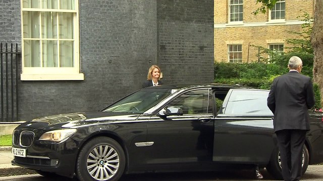 Rex Tillerson arrives at 10 Downing Street
