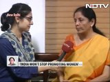 'India Won't Stop Promoting Women' New Defence Minister Nirmala Sitharaman