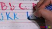 Learn How to write ABC Letter Alphabets | ABC Phonics and ABC Song