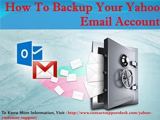 How To Backup Your Yahoo Email Account