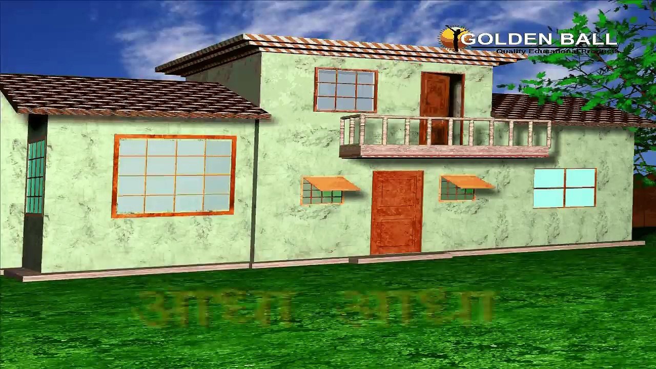 आधा आधा I Funny Tales I Happy Bachpan I Golden Ball