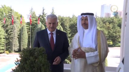 Başbakan Yıldırım, Kuveyt Başbakanı'nı Kabul Etti