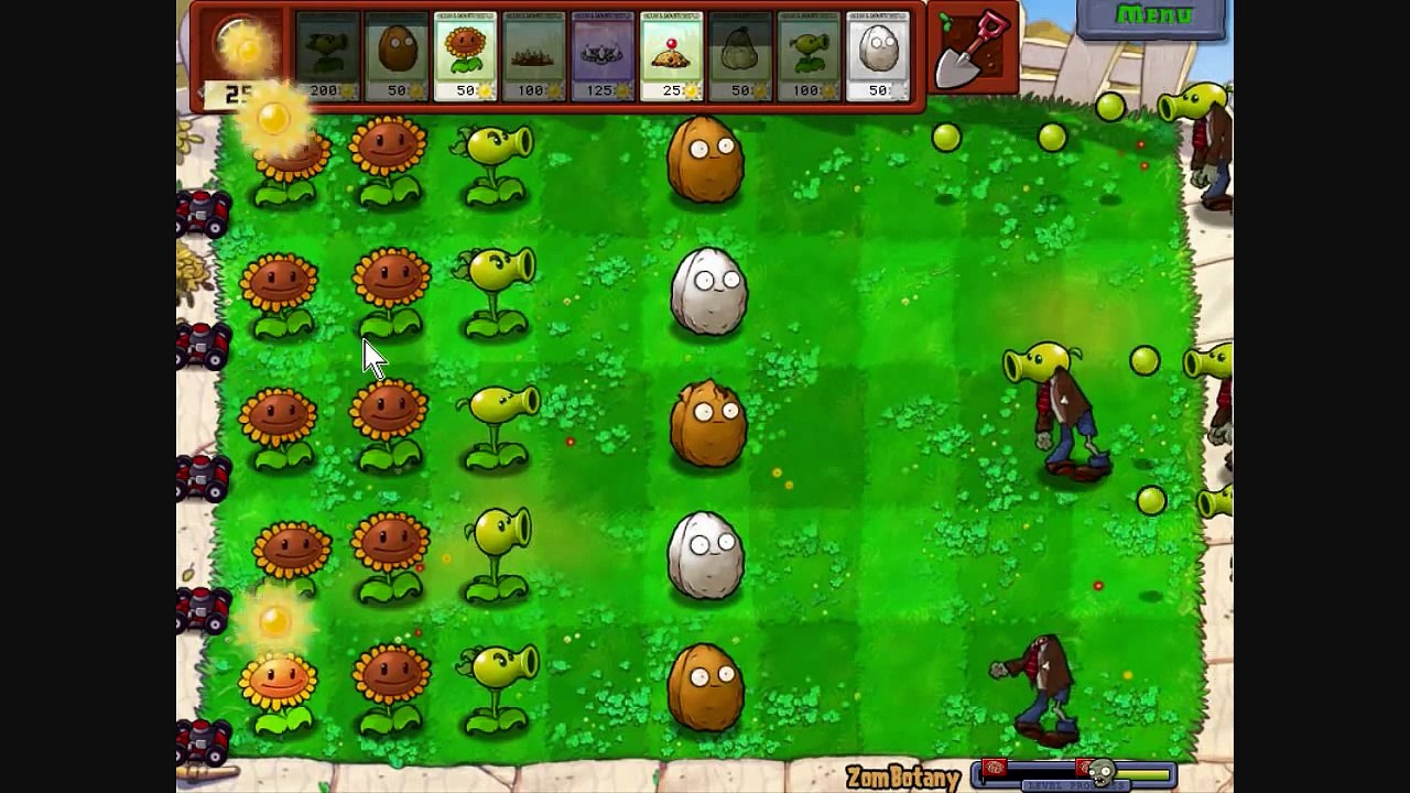 Plants Vs Zombies (MINIGAME) Zombotany HD