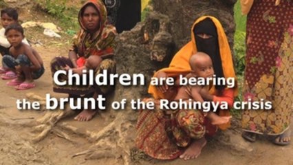 Children are bearing the brunt of the Rohingya crisis