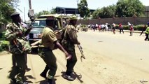 Soldiers fire tear gas at Kenyan opposition supporters