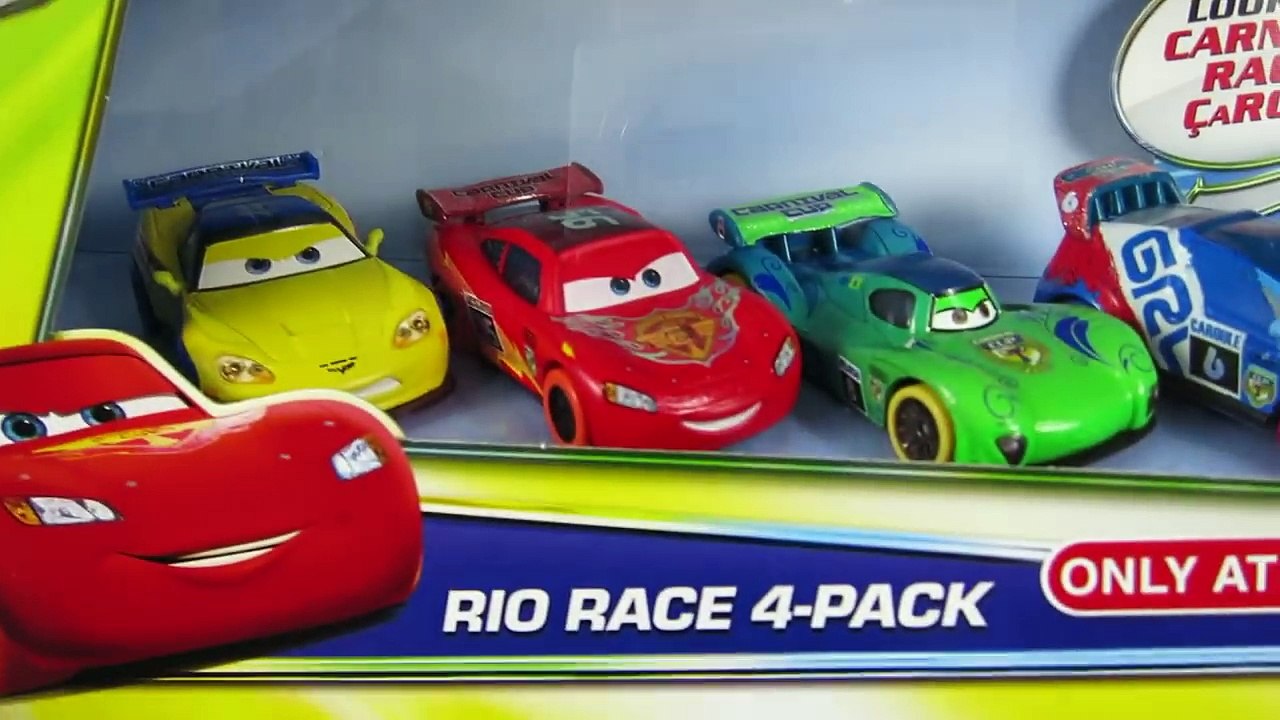 NEW! 2016 DISNEY PIXAR CARS CARNIVAL CUP T-ROC RACERS RACE GHOST TRACK in RIO BRAZIL
