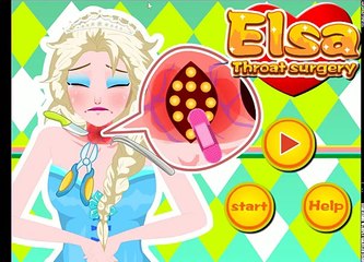 Elsa Throat Surgery - Frozen Queen Game - Doctor Game For Kids