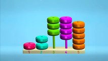 Learn Colors and Numbers with Kids Wooden Stacking Ring Tower Educational Toys - Best Lear