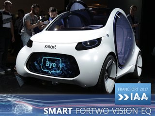 Smart Fortwo Vision EQ en direct du Salon de Francfort 2017