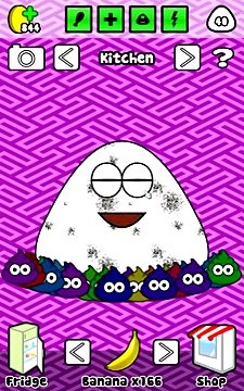 App Pou! Como deixar o Pou com cara de mal!