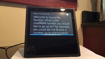 Alexa n'est pas très bonne au jeu devine mon nombre