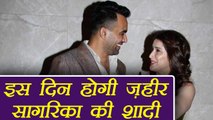 Sagarika Ghatge and Zaheer Khan announced their wedding date; Watch here | FilmiBeat