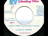 Lady Ann - Lady Ann Coundn't Dun