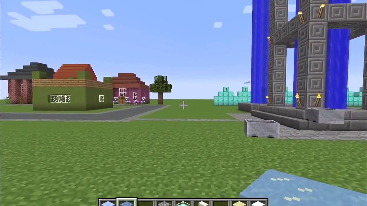 Minecraft - Lets Build - Elsa Castle - Disneys Frozen- Episode 3