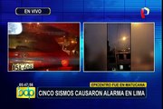 Cinco sismos se registraron en Lima esta madrugada