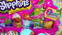 Box Of Shopkins Metallic Baubles Holiday Christmas Blind Bag Ornament Balls Unboxing Cooki