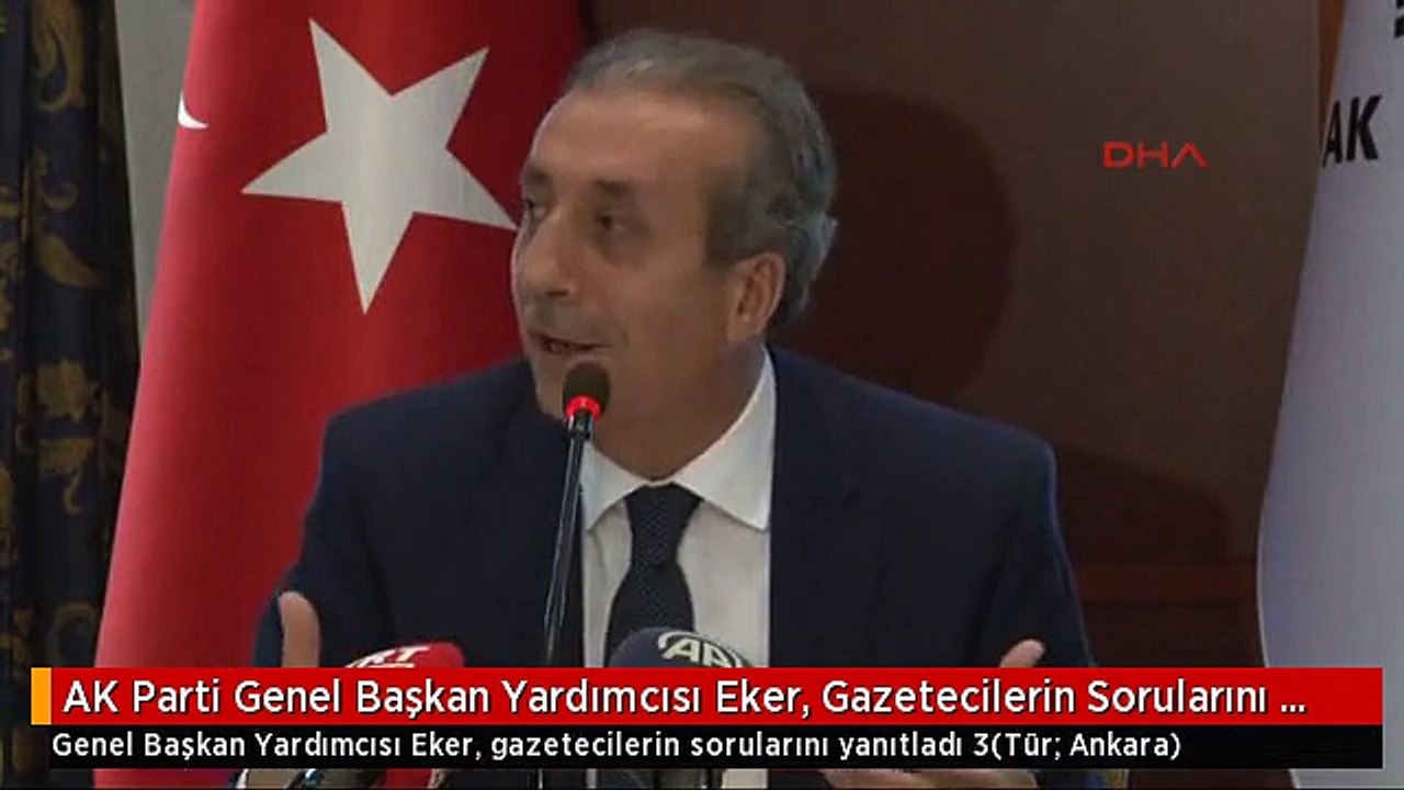 AK Parti Genel Başkan Yardımcısı Eker, Gazetecilerin Sorularını Yanıtladı 3