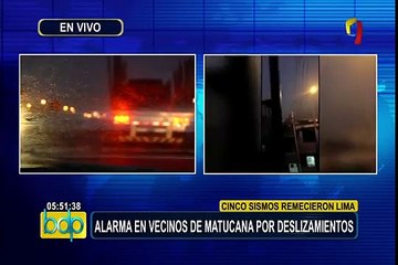 Atención conductores: se registra intensa llovizna y neblina en la capital