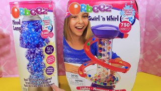 Orbeez Mood Lamp and Fun Swirl N Whirl Orbeez Light Up Slide Park Toy Review Play by DisneyCarToys