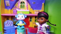 DOC MCSTUFFINS Disney Doc McStuffins Bubble Monkey Funny Video Toys Review