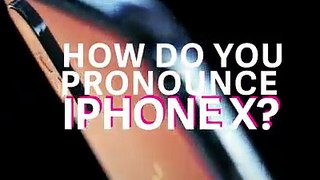 Cómo Apple quiere que pronuncie el iPhone X.