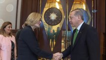 Cumhurbaşkanı Erdoğan, İngiltere İçişleri Bakanı Rudd'u Kabul Etti