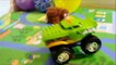 Monster Truck Toys Dance Party For Toddlers Playing and Learning colors and trucks for kids