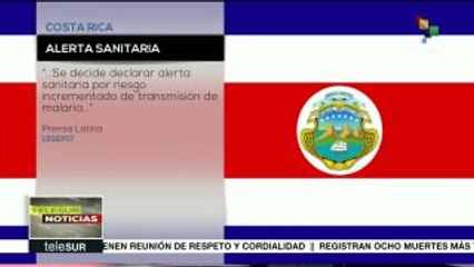 Declaran alerta sanitaria en Costa Rica por malaria