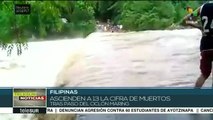 Asciende a trece la cifra de muertos en Filipinas por ciclón Maring