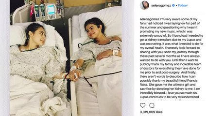 Selena Gomez Needed a Kidney Transplant, Received One From Friend
