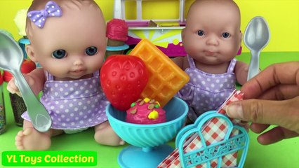 Baby Doll Story # 27 - Baby Doll Make Ice Cream Yummy !!! by YL Toys Collection
