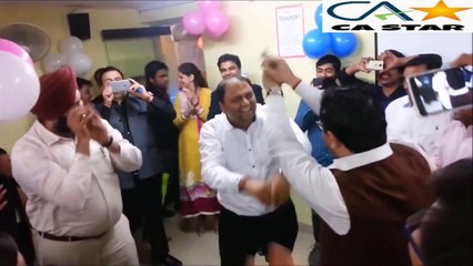 parveen sir , popli sir , mohitjain sir all aldine faculty dancing