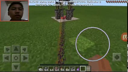 Cara membuat laser di minecraft PE indonesia