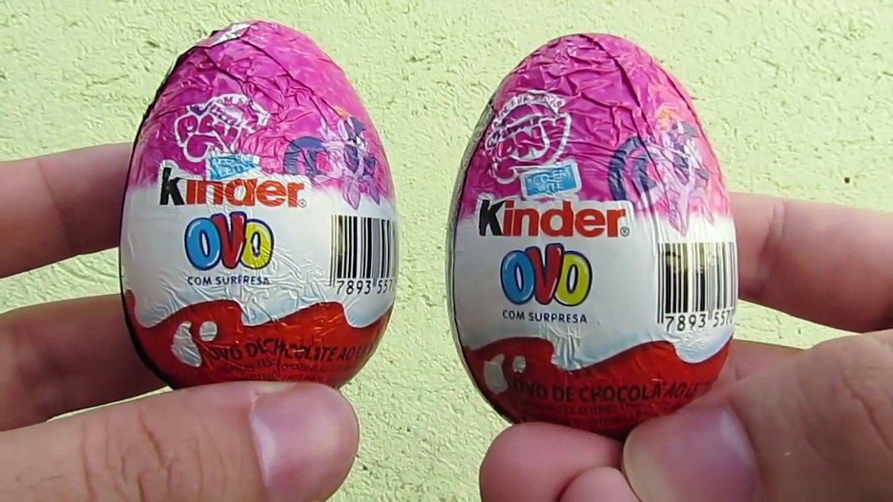 Abrindo Kinder Ovo Surpresa - My Little Pony - Equestria Girls Pinkie Pie - Surprise Eggs MLP