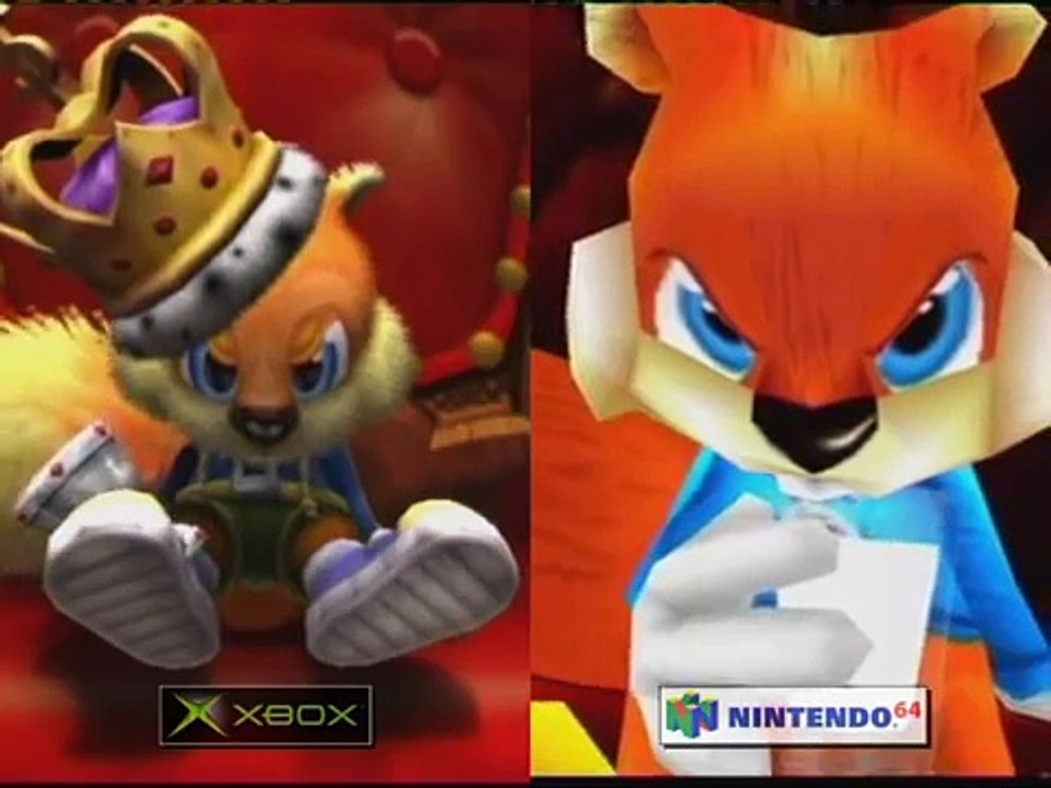 Conkers Bad Fur Day: Xbox VS Nintendo64 comparison