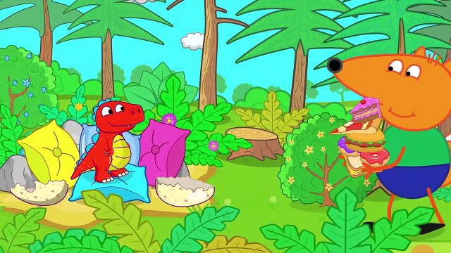 Fox Family Love Story in the Pool Johny Johny Yes Papa Nursery Rhymes