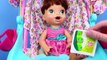 Baby Alive Lucy Outing With Car Seat & Packing Diaper Bag With Toys, Potty & Diapers Disne