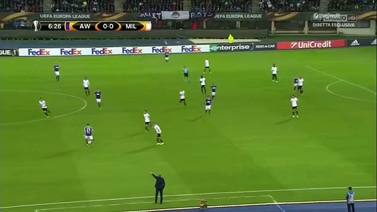Hakan Calhanoglu Goal - Austria Vienna vs AC Milan 0-1 (14.09.2017)