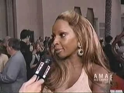 Mary On The Red Carpet Getting Interviewed By Ryan Seacrest