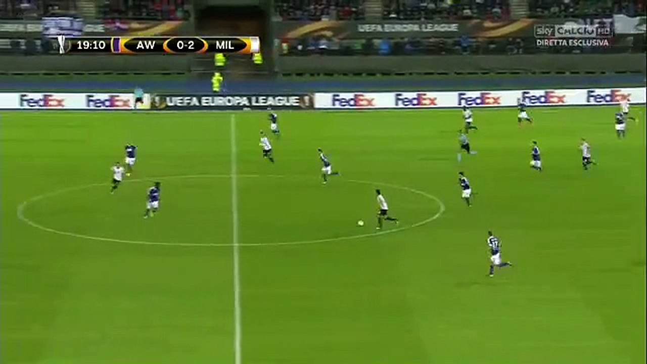 Andre Silva Second Goal - Austria Vienna vs AC Milan 0-3 (14.09.2017)