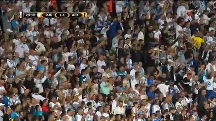 Josip Elez Goal HD - Rijeka	1-1	AEK Athens FC 14.09.2017