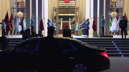 Cumhurbaşkanı Erdoğan, Katar Emiri Al Sani ile Görüştü
