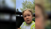 Kids Hilarious Reaction To His First Rollercoaster Ride